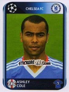 Cromo Ashley Cole - UEFA Champions League 2010-2011 - Panini