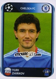 Sticker Yuri Zhirkov - UEFA Champions League 2010-2011 n. 352 - Panini