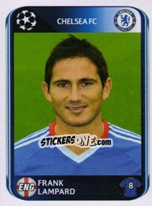 Sticker Frank Lampard - UEFA Champions League 2010-2011 n. 356 - Panini