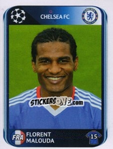 Cromo Florent Malouda - UEFA Champions League 2010-2011 - Panini