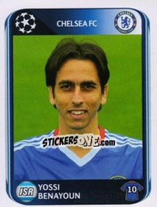 Sticker Yossi Benayoun - UEFA Champions League 2010-2011 - Panini