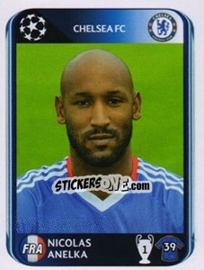 Sticker Nicolas Anelka - UEFA Champions League 2010-2011 n. 359 - Panini