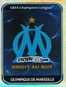 Sticker Olympique de Marseille Badge - UEFA Champions League 2010-2011 n. 362 - Panini