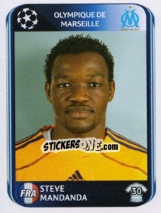 Sticker Steve Mandanda - UEFA Champions League 2010-2011 n. 363 - Panini