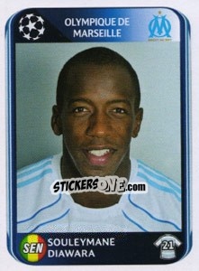 Sticker Souleymane Diawara - UEFA Champions League 2010-2011 - Panini