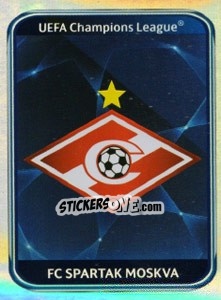Sticker FC Spartak Moskva Badge - UEFA Champions League 2010-2011 - Panini