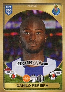 Sticker Danilo Pereira - FIFA 365: 2016-2017. East Europe n. 25 - Panini