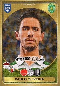 Sticker Paulo Oliveira - FIFA 365: 2016-2017. East Europe - Panini