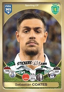Sticker Sebastián Coates - FIFA 365: 2016-2017. East Europe n. 38 - Panini