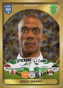 Sticker João Mário - FIFA 365: 2016-2017. East Europe - Panini