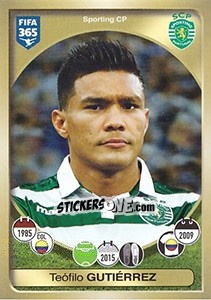 Sticker Teófilo Gutiérrez - FIFA 365: 2016-2017. East Europe n. 45 - Panini