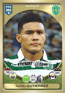 Cromo Teófilo Gutiérrez - FIFA 365: 2016-2017. East Europe - Panini