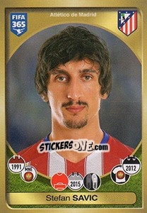 Sticker Stefan Savic - FIFA 365: 2016-2017. East Europe n. 47 - Panini