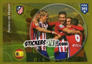 Sticker Atlético de Madrid team - FIFA 365: 2016-2017. East Europe - Panini