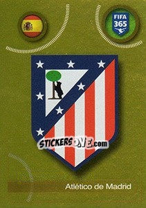 Sticker Atlético de Madrid logo - FIFA 365: 2016-2017. East Europe - Panini