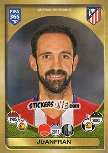 Sticker Juanfran - FIFA 365: 2016-2017. East Europe n. 52 - Panini