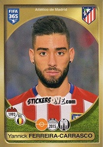 Sticker Yannick Ferreira-Carrasco - FIFA 365: 2016-2017. East Europe n. 54 - Panini