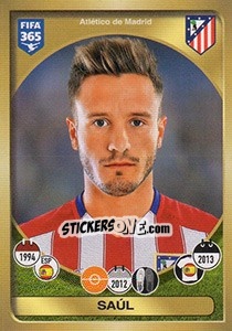 Sticker Saúl - FIFA 365: 2016-2017. East Europe - Panini