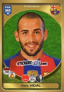 Cromo Aleix Vidal - FIFA 365: 2016-2017. East Europe - Panini