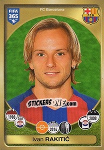 Cromo Ivan Rakitic - FIFA 365: 2016-2017. East Europe - Panini