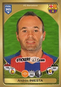 Sticker Andrés Iniesta