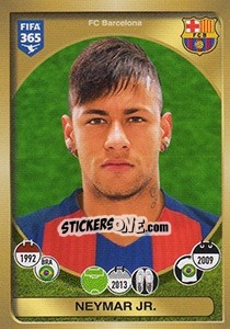 Sticker Neymar Jr. - FIFA 365: 2016-2017. East Europe n. 73 - Panini