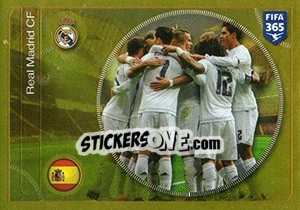 Sticker Real Madrid CF team - FIFA 365: 2016-2017. East Europe - Panini