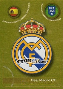 Figurina Real Madrid CF logo - FIFA 365: 2016-2017. East Europe - Panini