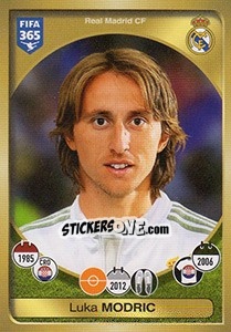 Sticker Luka Modric - FIFA 365: 2016-2017. East Europe n. 82 - Panini