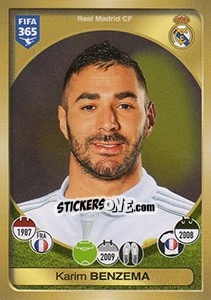 Sticker Karim Benzema - FIFA 365: 2016-2017. East Europe - Panini