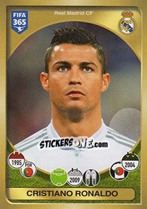 Sticker Cristiano Ronaldo - FIFA 365: 2016-2017. East Europe n. 87 - Panini