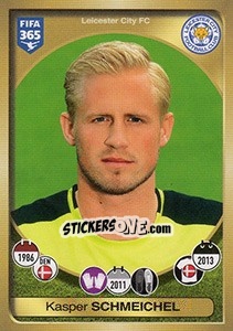 Sticker Kasper Schmeichel - FIFA 365: 2016-2017. East Europe n. 88 - Panini