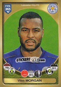 Cromo Wes Morgan - FIFA 365: 2016-2017. East Europe - Panini