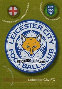 Sticker Leicester City FC logo - FIFA 365: 2016-2017. East Europe - Panini