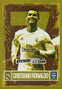 Sticker Cristiano Ronaldo (Real Madrid CF) - FIFA 365: 2016-2017. East Europe n. 4 - Panini