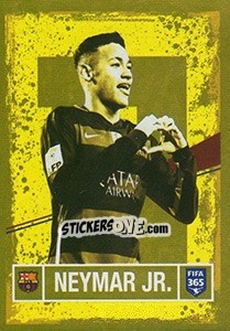 Cromo Neymar Jr. (FC Barcelona) - FIFA 365: 2016-2017. East Europe - Panini