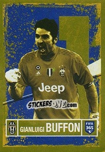 Sticker Gianluigi Buffon (Juventus) - FIFA 365: 2016-2017. East Europe n. 7 - Panini