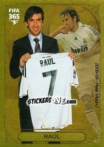 Sticker Raúl González (Hall of Fame - Yesterday & Today)