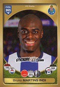 Cromo Bruno Martins Indi - FIFA 365: 2016-2017. East Europe - Panini