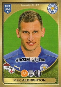 Cromo Marc Albrighton - FIFA 365: 2016-2017. East Europe - Panini