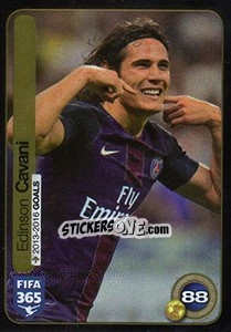 Sticker Edinson Cavani (Paris Saint-Germain) - FIFA 365: 2016-2017. East Europe - Panini