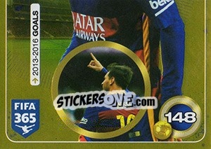 Sticker Lionel Messi (FC Barcelona) - FIFA 365: 2016-2017. East Europe n. 110 - Panini