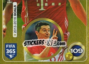 Sticker Robert Lewandowski (FC Bayern München) - FIFA 365: 2016-2017. East Europe - Panini