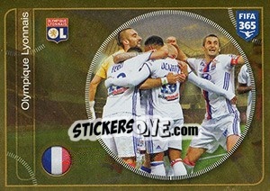 Sticker Olympique Lyonnais team - FIFA 365: 2016-2017. East Europe - Panini