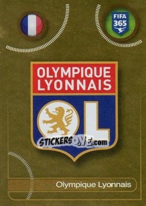 Sticker Olympique Lyonnais logo - FIFA 365: 2016-2017. East Europe - Panini