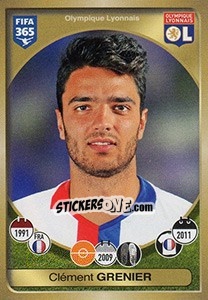 Cromo Clément Grenier - FIFA 365: 2016-2017. East Europe - Panini