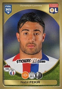 Sticker Nabil Fekir - FIFA 365: 2016-2017. East Europe n. 129 - Panini