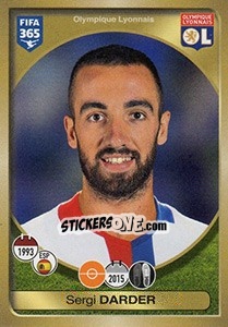 Sticker Sergi Darder - FIFA 365: 2016-2017. East Europe n. 132 - Panini