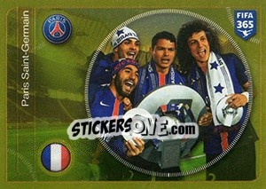 Cromo Paris Saint-Germain team - FIFA 365: 2016-2017. East Europe - Panini