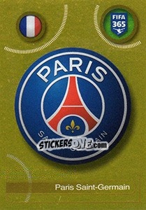 Figurina Paris Saint-Germain logo - FIFA 365: 2016-2017. East Europe - Panini